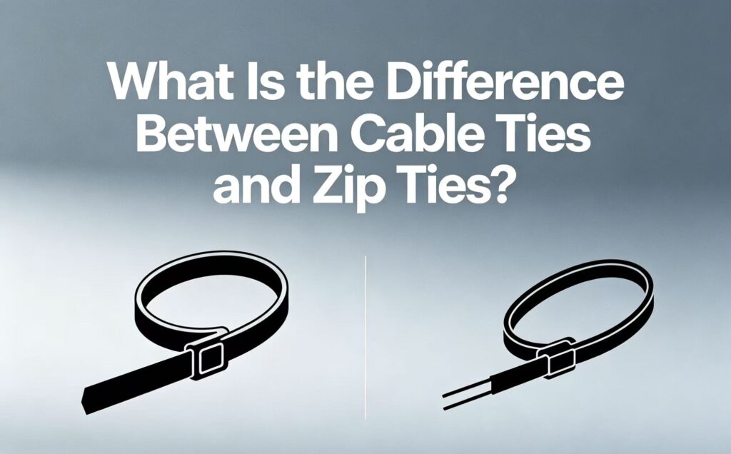 What Is the Difference Between Cable Ties and Zip Ties?