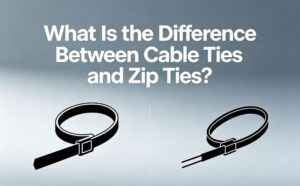 What Is the Difference Between Cable Ties and Zip Ties?