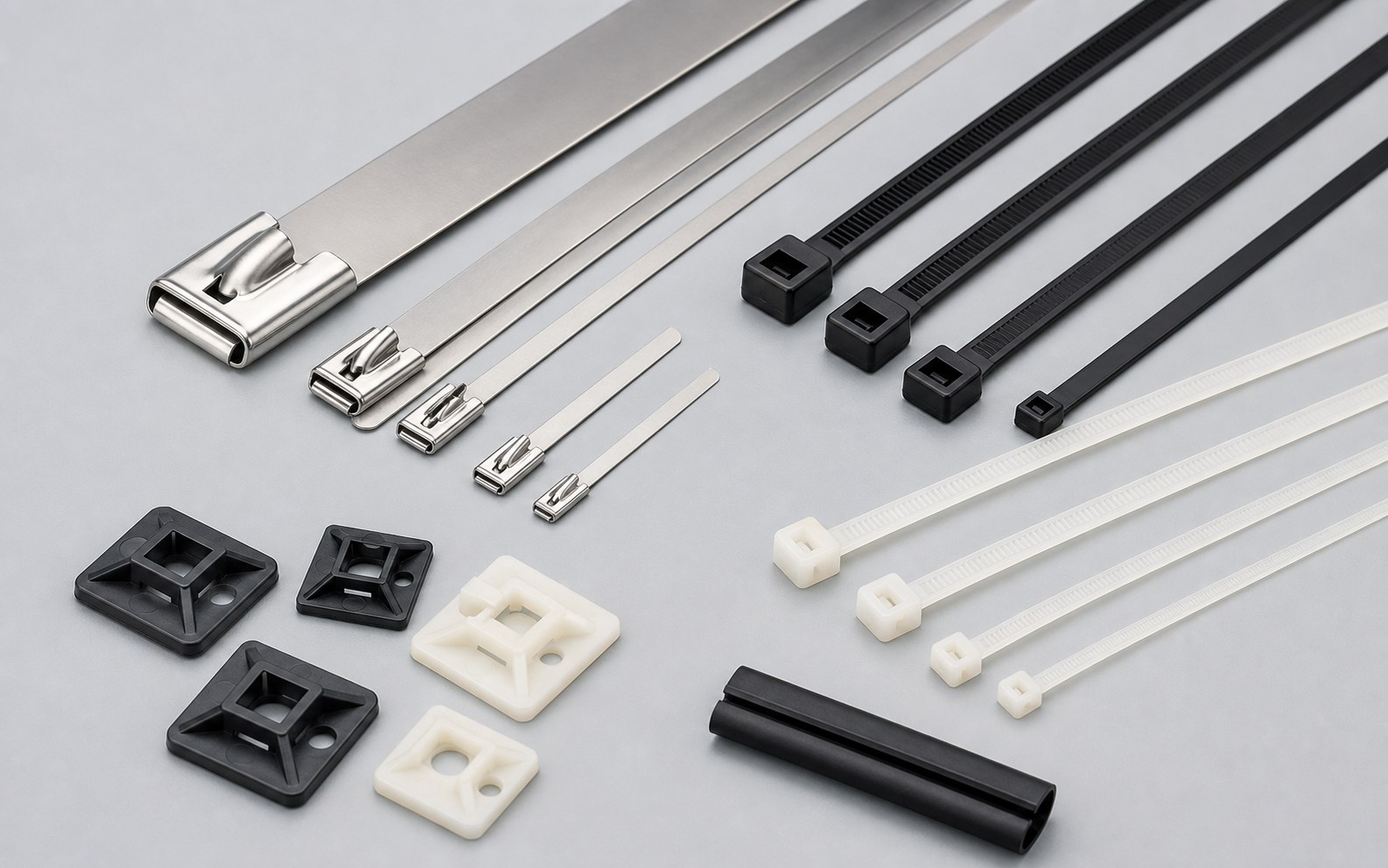 Corrosion resistant cable tie product combination