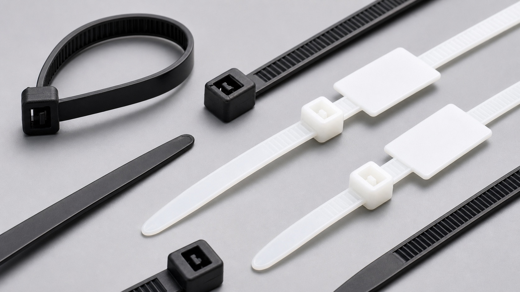 Releasable nylon cable ties and blank marker ties product detail