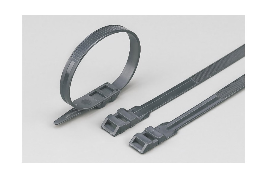 Heavy duty releasable cable ties for HVAC maintenance access