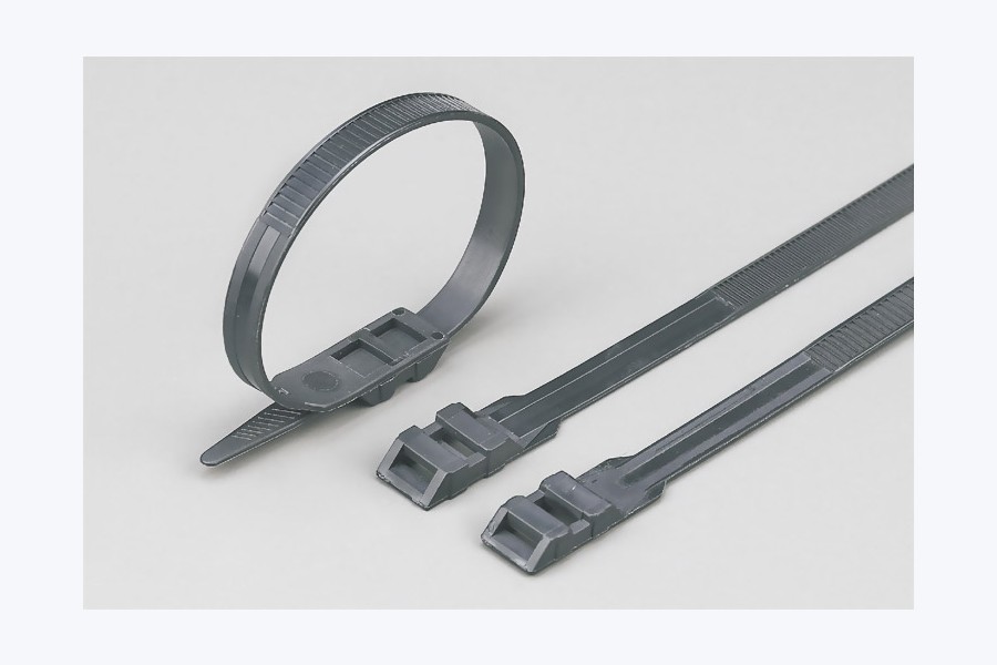 Heavy-duty releasable cable ties for rail maintenance and equipment access