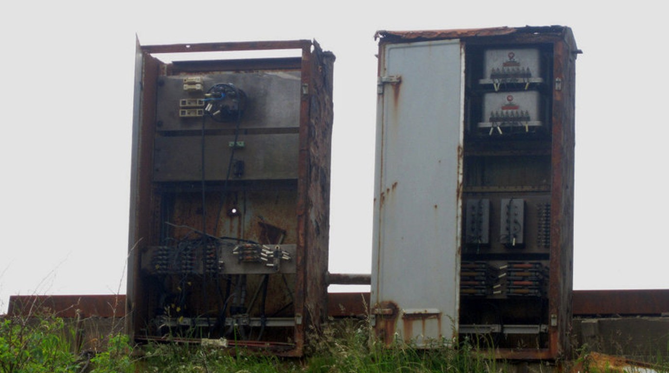 Trackside railway electrical equipment cabinets for signaling cable management context